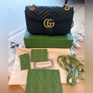 GG inspired bag Marmont style